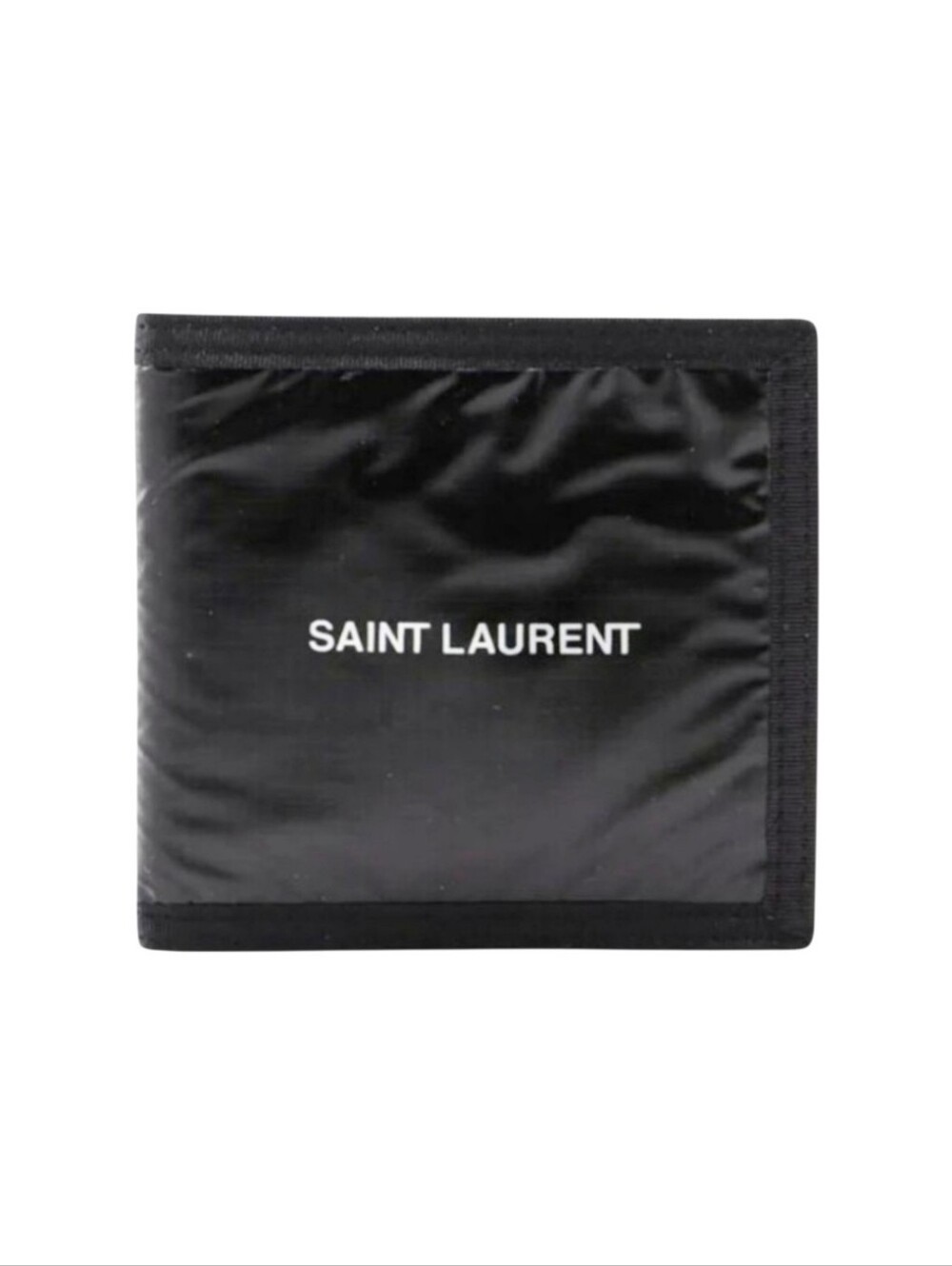Saint Laurent Nuxx Nylon Logo Print Wallet 
